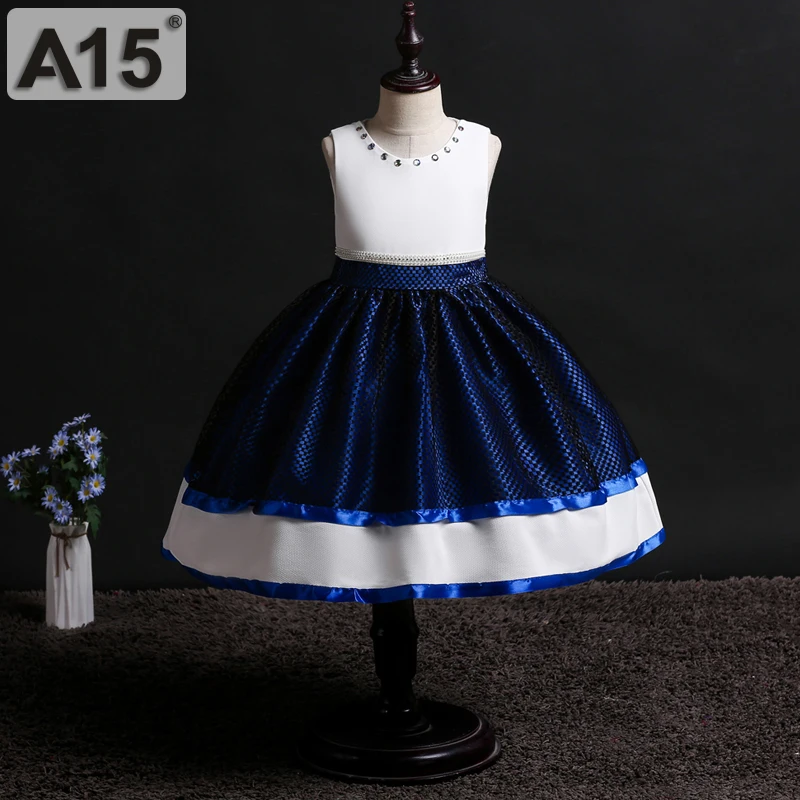 Princess Dress Girls Costumes Red Big Teen Dresses for Kids Bridesmaid Children Summer 2019 Wedding Party 8 10 | Детская одежда и