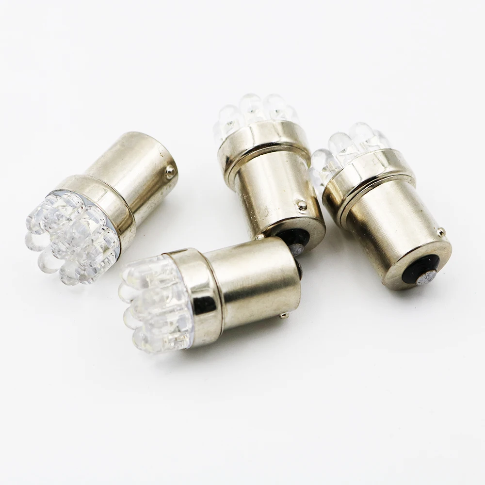 YSY G18 1156 BA15S P21W белый 9 LED 9led автомобильные поворотные сигнальные огни задние фары