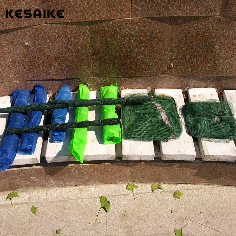 KESAIKE ручная Складная портативная рыболовная сеть с 6 отверстиями Ловушка для