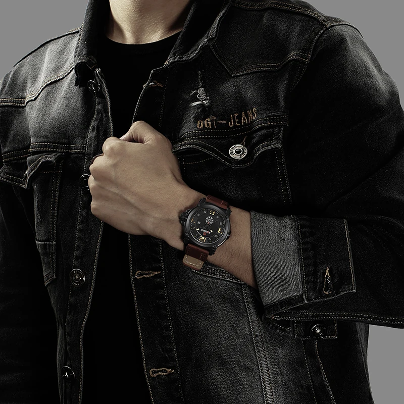 Часы наручные Naviforce Militray Мужские кварцевые модные спортивные водонепроницаемые