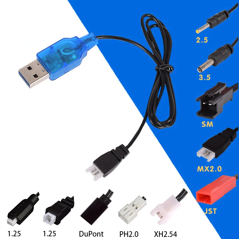 3 7 в зарядное устройство Lipo батарея Интеллектуальный USB Дрон Электрические RC