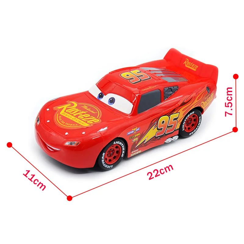 Middle McQ No Box Disney Pixar Cars 3 22 см молния McQueen Джексон шторм Круз Рамирез откатная пластмассовая коллекционная машинка рождественские подарки для детей - Цвет: Middle McQ No Box