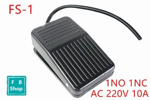 1 шт.  18 см ножной переключатель, ножной переключатель обуви с момента сброса, Переключатель педали, контроллер, Литой чехол AC 220V 10A 1 NO 1 NC