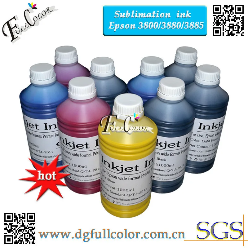 

Бесплатная доставка! Набор сублимационных чернил 500 мл 9 цветов для широкоформатного принтера Epson pro3800 3850 3800 3880C 3885