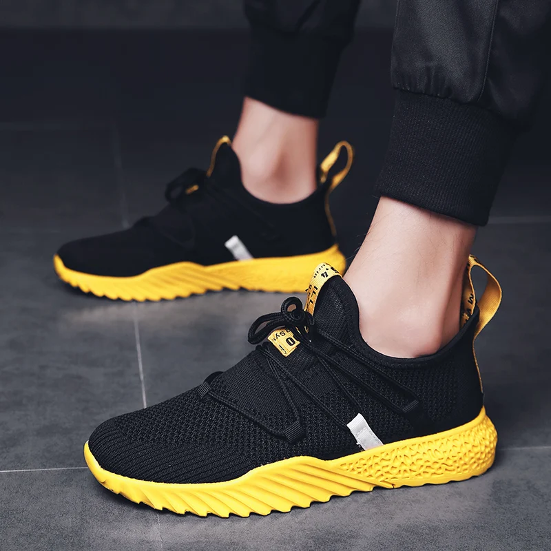 2019 New Casual Shoes Men Breathable Autumn Summer Mesh Sneakers Fashionable Lightweight Movement Basket |