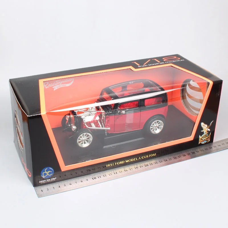 1/18 масштабная винтажная модель Ford A на заказ A bone Tudor Sedan 1931 транспортные средства металлические Литые модели автомобилей игрушки Реплика авто для детей