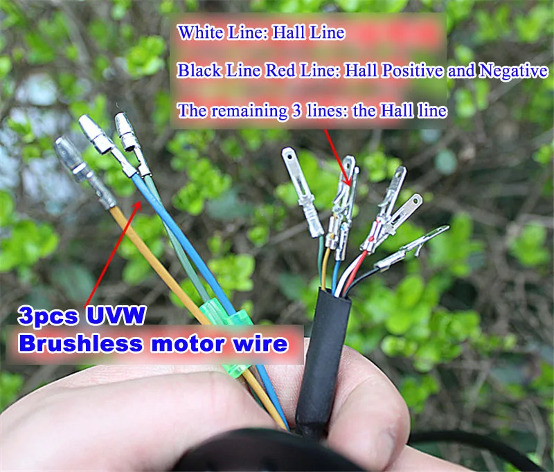 Новый DC36V электромобиль с Холлом бесщеточный мотор 250 Вт для электрического