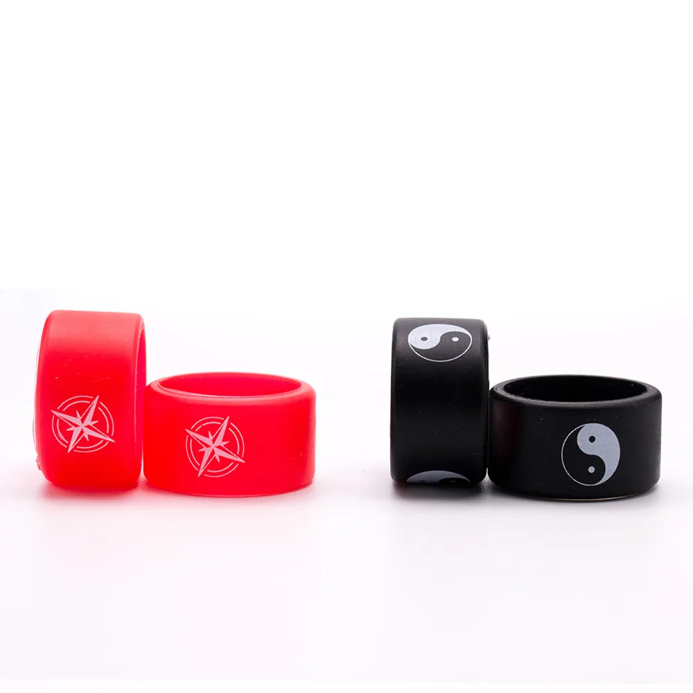 Volcanee 100 шт./лот Vape Band 12 мм защитное украшение кольцо силиконовый резиновый Vapeband