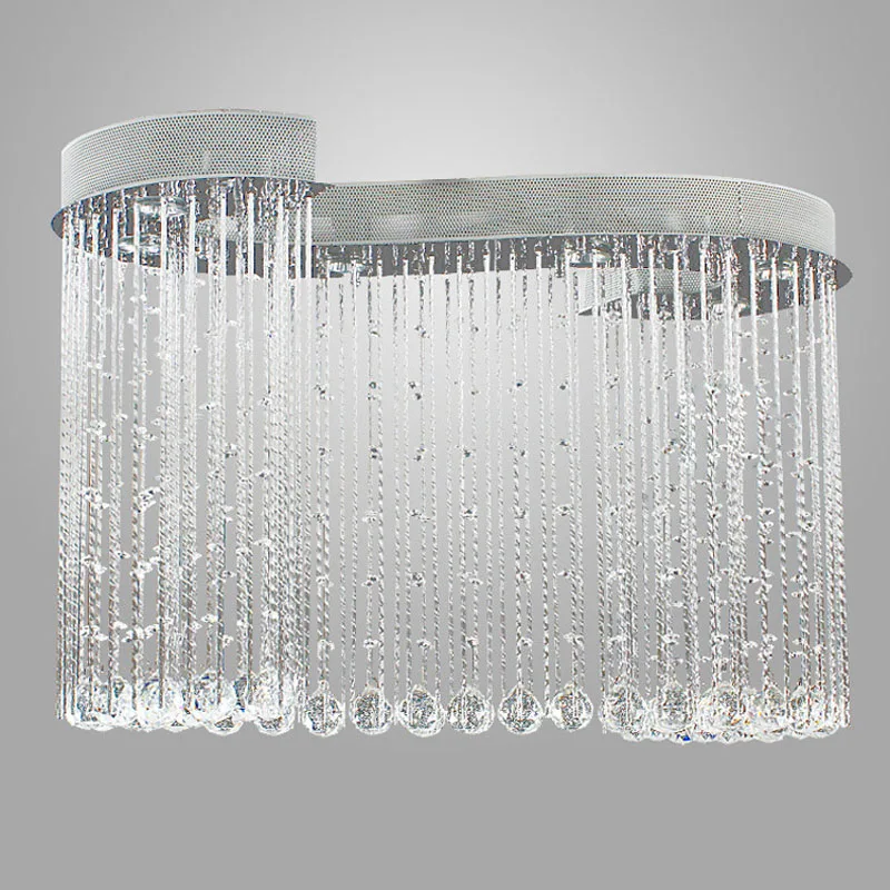 Современная светодиодная Подвесная лампа K9 в форме волны освещение для спальни