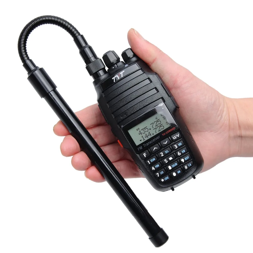 ABBREE AR-148 «гусиная шея» Тактический Dual Band SMA-M мужской телевизионные антенны для Yaesu Vertex VX-3R VX-7R ZT-2R TYT TH-UV8000D иди и болтай Walkie Talkie