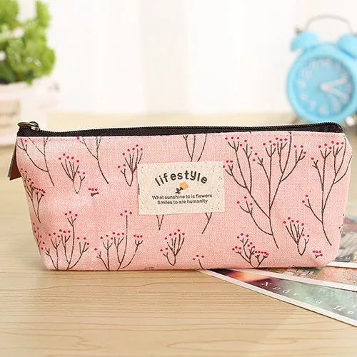 pink Женские кожаные косметички с узором для макияжа, Новые Модные несессеры для органайзера, туалетных принадлежностей, свежий натуральный цвет, дорожная сумка, кошелек - Цвет: pink