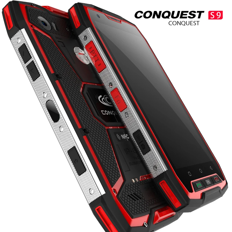 Conquest S9 водонепроницаемый смартфон с IP68 Android 7 1 5 дюймов FHD 6 ГБ Оперативная память 64
