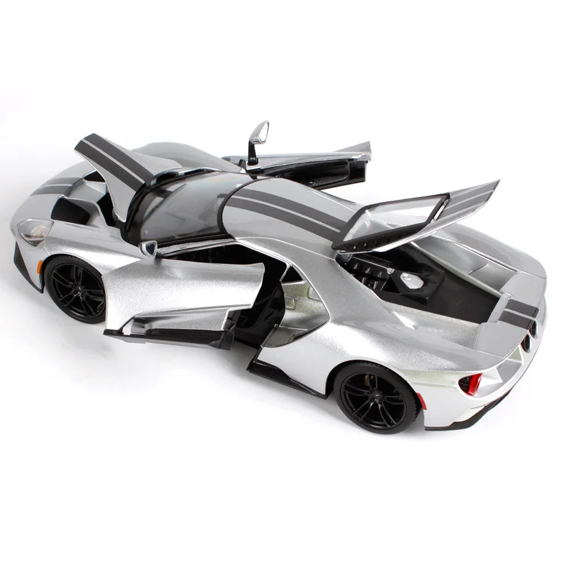 Maisto 1:18 2017 ford gt желтая Серебристая синяя Автомобильная литая Изысканная Роскошная