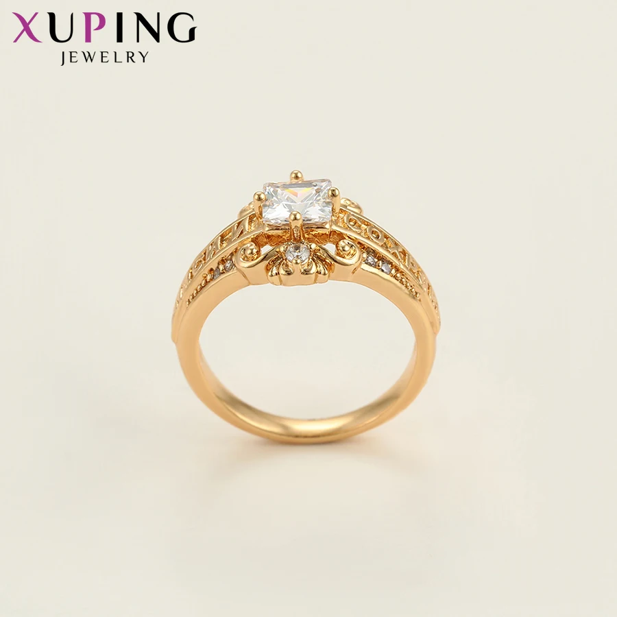 Xuping Новое поступление обручальные подарки на новый год позолоченные кольца