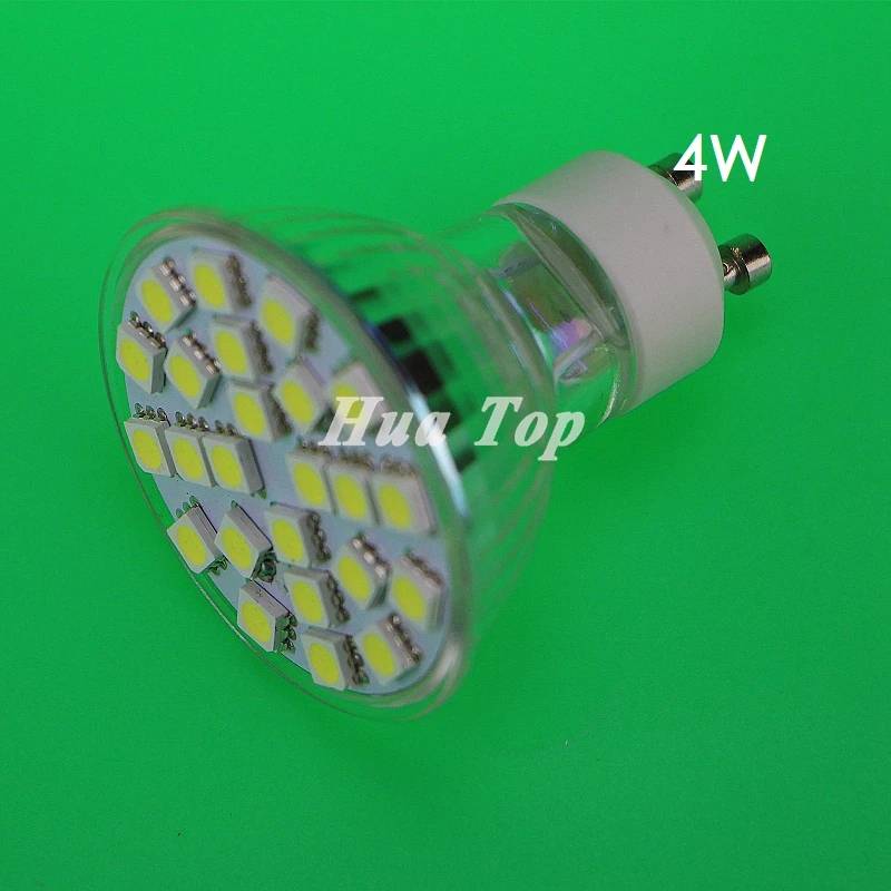 5 шт. Лучшая цена 4 Вт GU10 5050 SMD 24 светодиосветодиодный белый теплый прожектор лампа