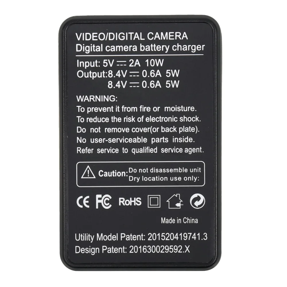 Новинка зарядное устройство для ЖК-камеры E12 LPE12 и 2 порта USB Canon EOS M M2 100D M10 Kiss X7 Rebel SL1