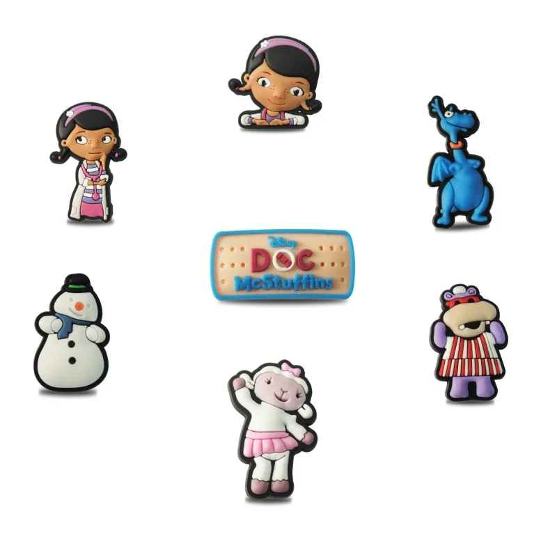 8 шт./лот Doc Mcstuffins Мультяшные магниты для холодильников пвх магниты для доски Детские магнитные наклейки детские игрушки подарок на день рождения