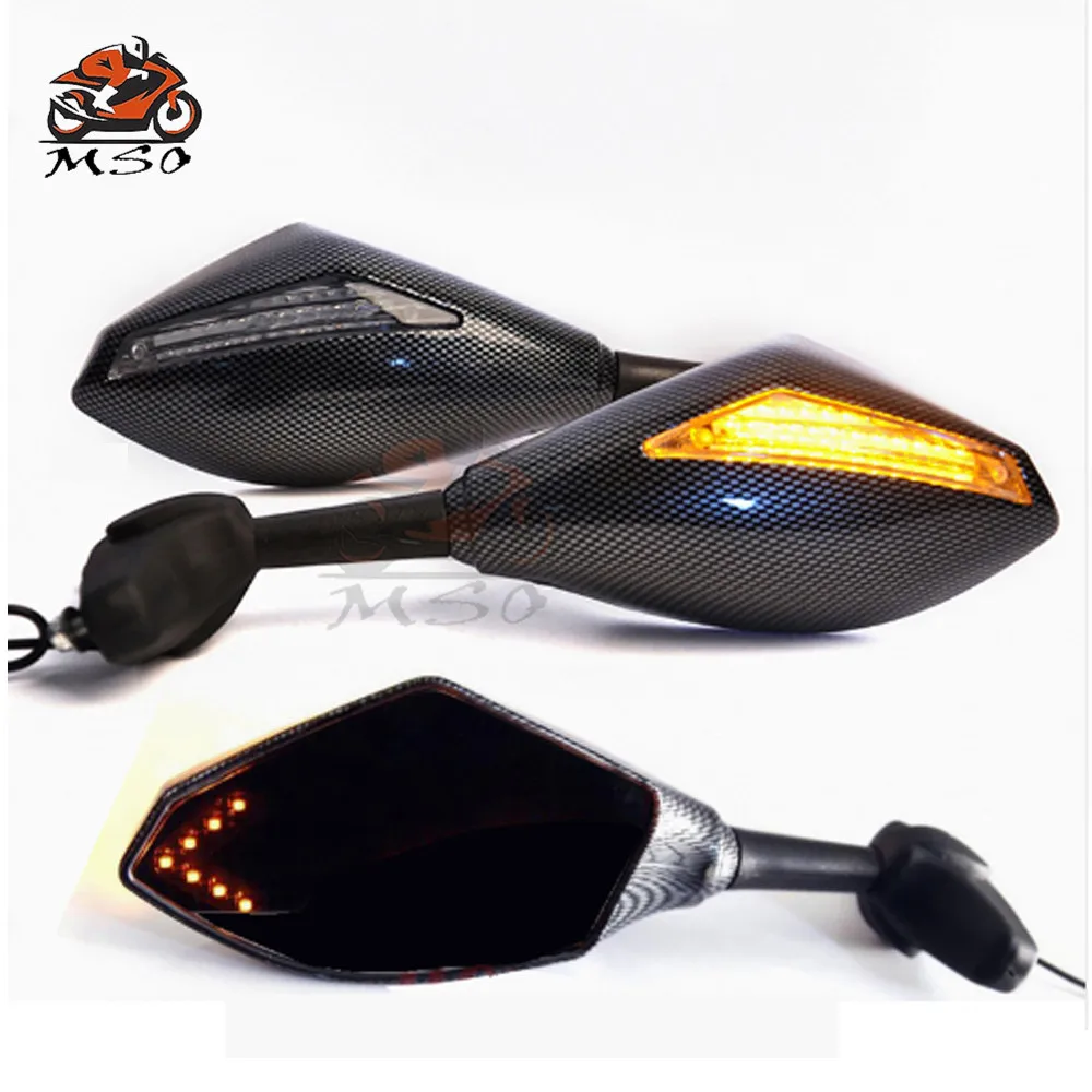 Для KAWASAKI Ninja 300 SUZUKI YAMAHA для KTM и BMW кафе гонщик мотоцикл светодиодный поворотники