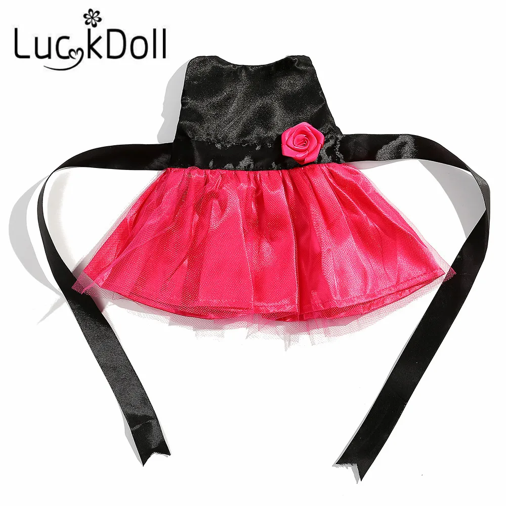LUCKDOLL высококачественное платье подходит для 18-дюймовых американских кукол 43 см