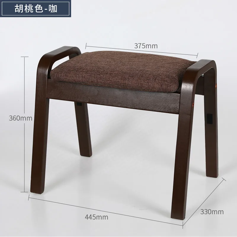 Домашний табурет из цельного дерева журнальный столик для гостиной стул модные