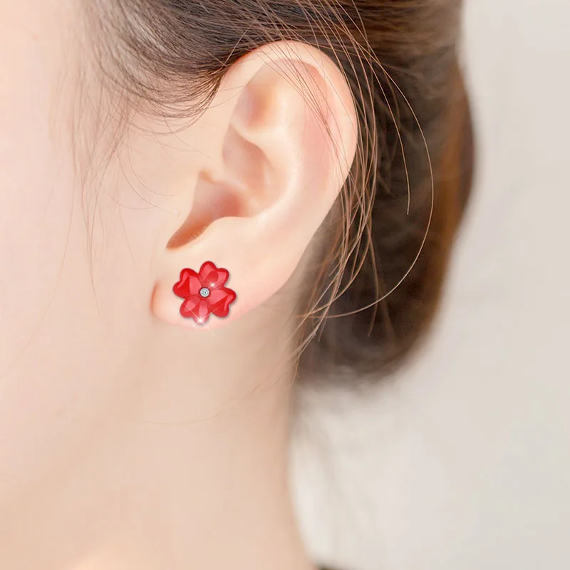 Женские серьги гвоздики из керамики и нержавеющей стали|Серьги-гвоздики| |