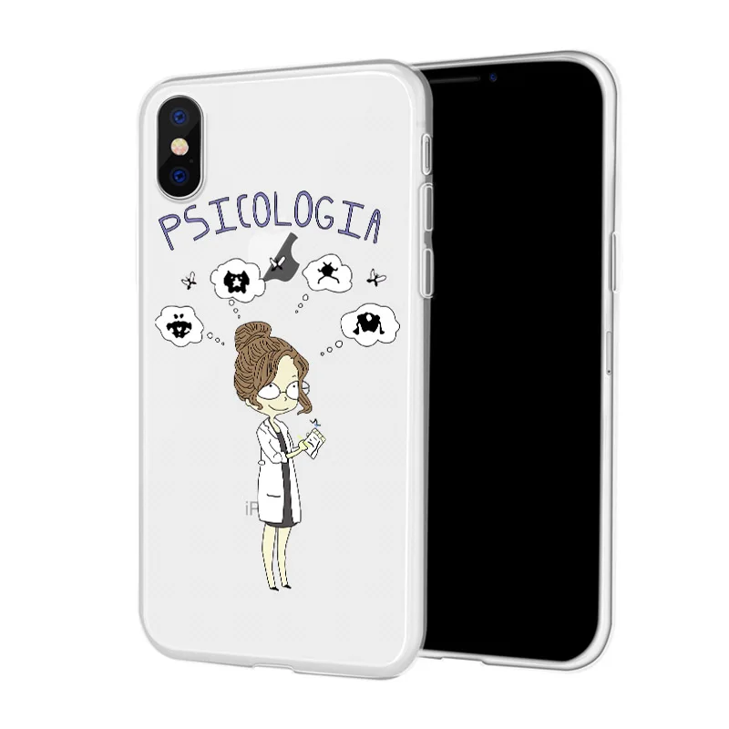 DIFFRBEAUTY милый профессиональный медицинский чехол для iPhone 5 6 6S X Plus прозрачный 8 7