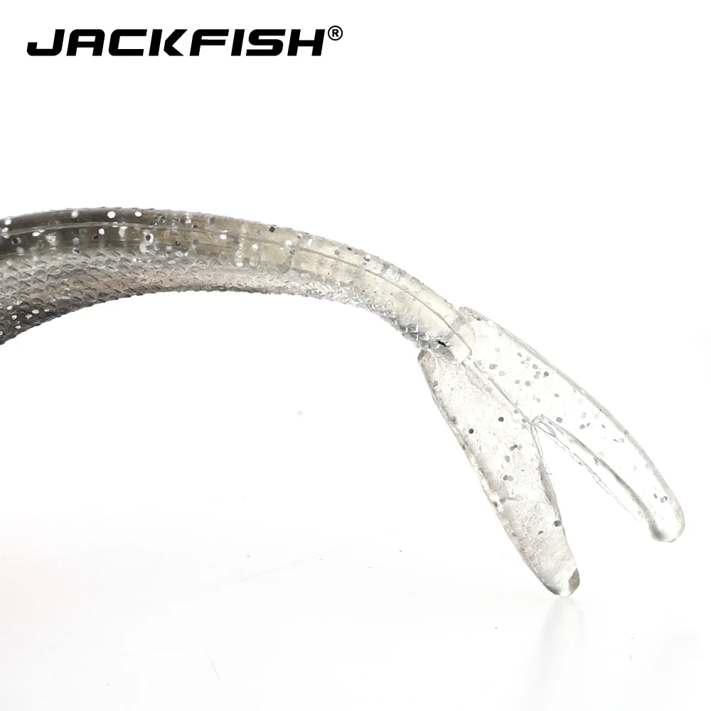 JACKFISH мягкая Рыболовная Приманка 10 шт./лот прозрачная Мягкая приманка плавающие