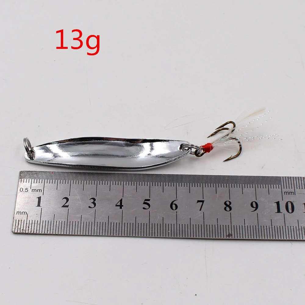 2019 Высокое качество 6 размеров 5g 7g 10g 13g 18 г 21 1 Ps блестками Silver Spoon приманка для