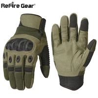 refire gear army military tactical gloves men paintball airsoft carbon knuckle full finger glove anti skid bicycle combat mitten