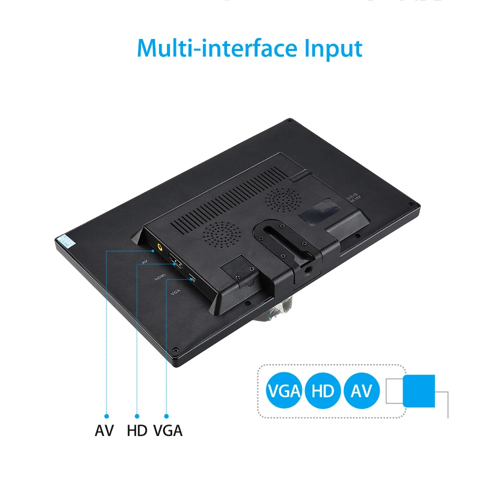 Eyoyo 9 &quotМини TFT Цвет Мониторы ЖК дисплей HD 1024x768 Ультра легкий аудио видео