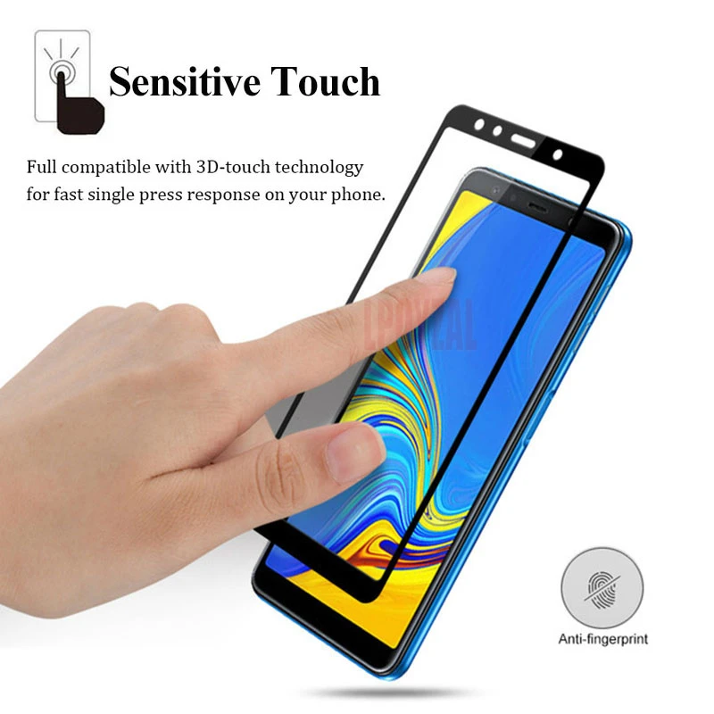 3D закаленное стекло для Samsung Galaxy A3 A5 A7 2017 A9 A6 A8 Plus 2018 9H Защита экрана J4 J6 стеклянная