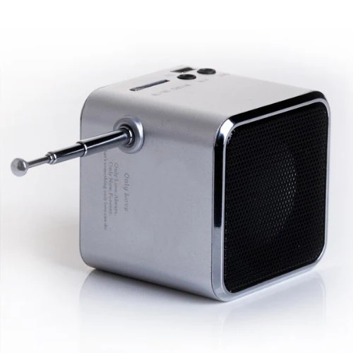TD-V26 Haut-parleur портативный Mini et Digital avec Micro SD/TF/USB/FM-Argent | Электроника