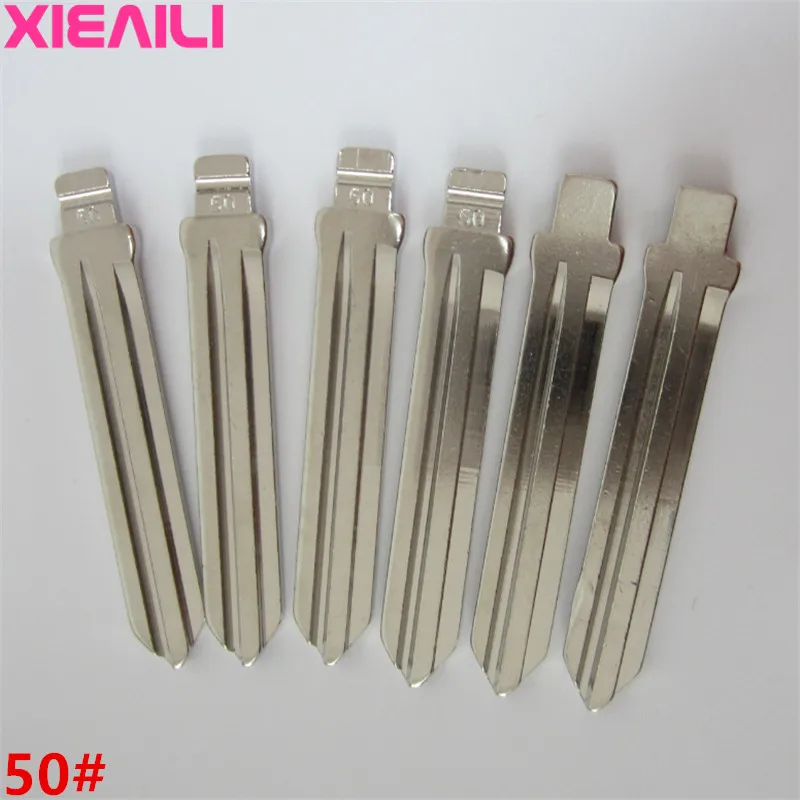 XIEAILI 20 шт./лот 50# металлической заготовки балванки для ключей дистанционный ключ ключа для hyundai Elantra S204