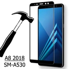 3D изогнутое закаленное стекло для Samsung Galaxy A8 2018 полное покрытие 9H Защитная пленка для экрана Samsung SM-A530 A530F