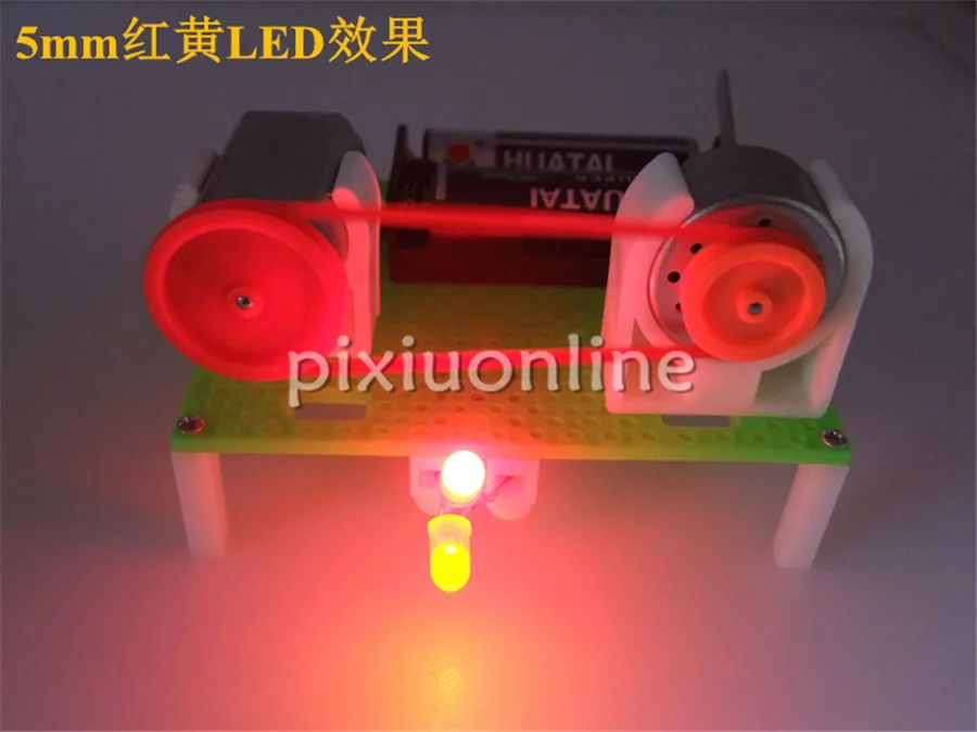 1 костюм K1001 DIY собранная передача генерирует электроэнергию модель физический Эксперимент Россия