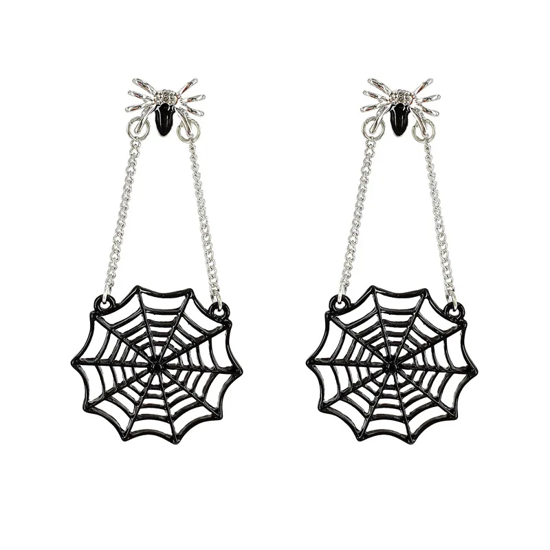 Забавные серьги с кисточками Crazy Spider женские модные креативные ювелирные изделия