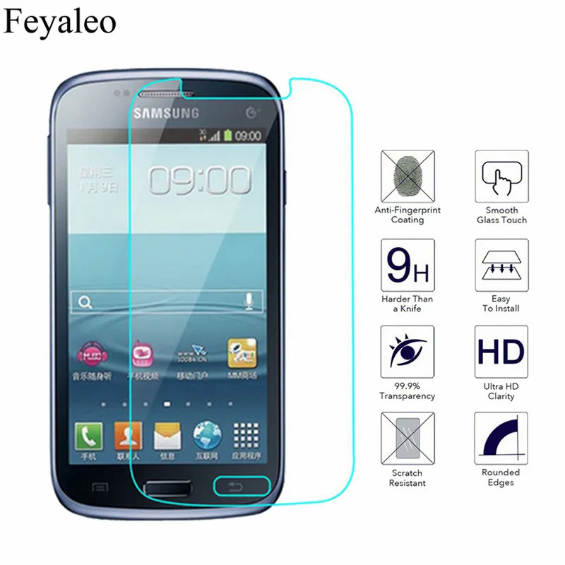 Закаленное стекло 9H для Samsung Galaxy Core Duos защитная пленка на экран 8262 8260 |glass for
