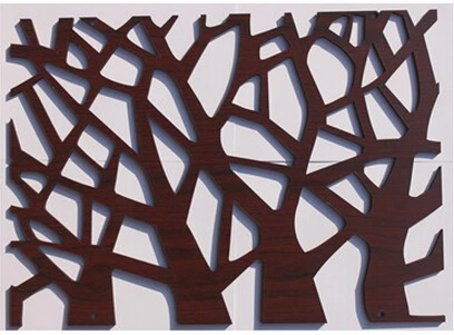 Деревянный резной экран для доски 36*26 см модный вырез подвесная перегородка в