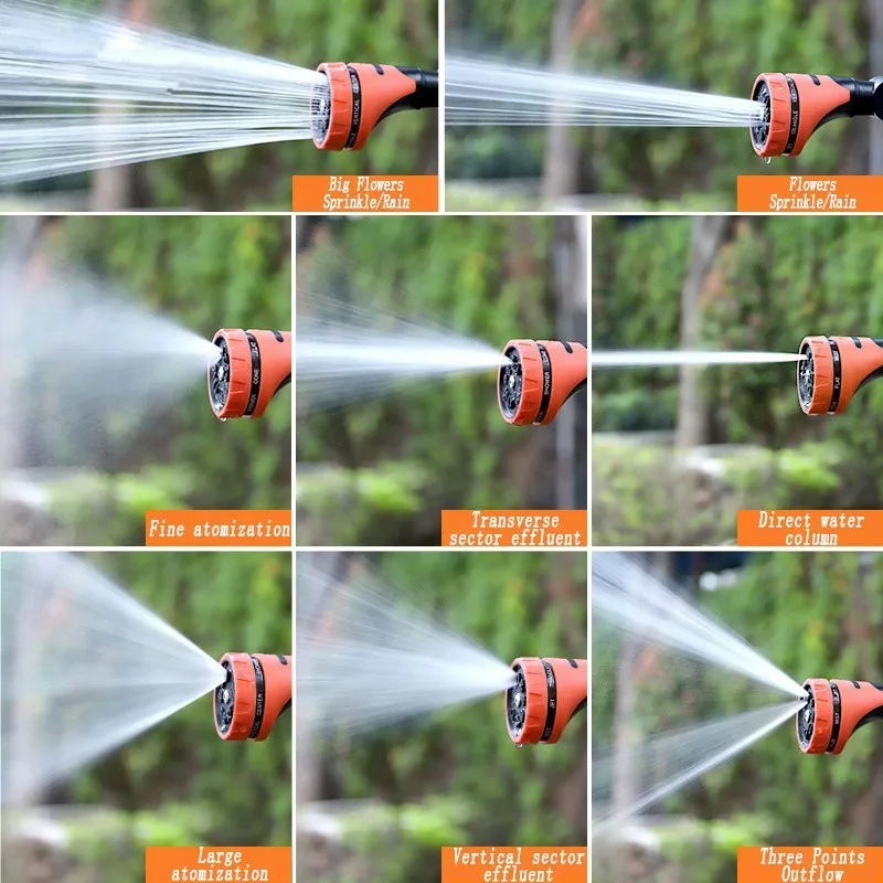 Telescopic Long Pole Washer Water Gun Spray Durable Powerful High Pressure Power Water Gun Car Wash Jet Watering Kit