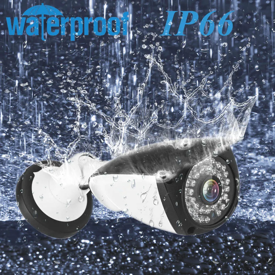 Камера видеонаблюдения HD 4 МП наружная Водонепроницаемая инфракрасная