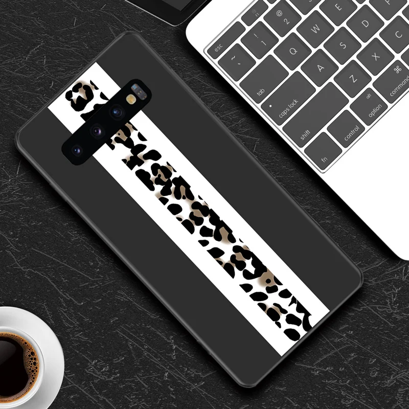 T4 Lovebay чехол для телефона для samsung Galaxy S8 S9 S10 Plus S10 Lite Note 8 9 модный Леопардовый принт Мягкий Силиконовый ТПУ для S10 чехол для телефона - Цвет: T4