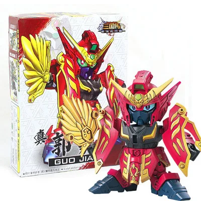 08 Аниме фигурки SD/BB Gundam Sousou Chouun Kanu Ryuubi Ryofu Chousen Kakouton 8 см модель горячее предложение: Наборы игрушек робот-Паззл хобби - Цвет: 08