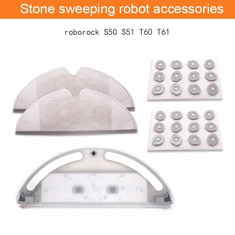 Резервуар для воды+ тряпки для швабры+ комплекты фильтров для Xiaomi Roborock S50 S51 S55 T60 T6 Запчасти для пылесоса