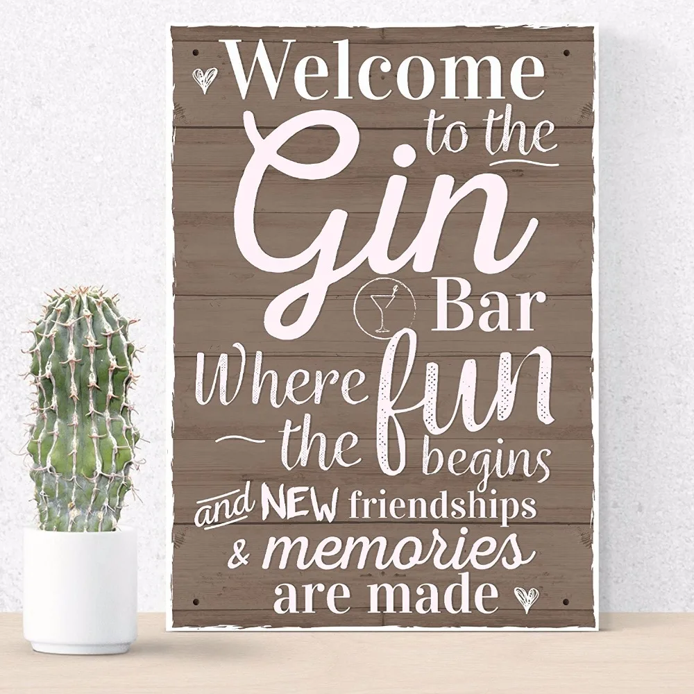 Meijiafei Gin Bar подвесная табличка Алкогольная вечерние НКА новинка знак на день