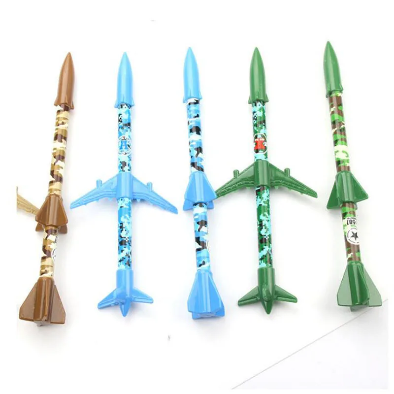 

Комплект из 2 предметов гелевая ручка Kawaii школьные принадлежности корейские канцелярские камуфляжные военные летательные аппараты Ракета ...