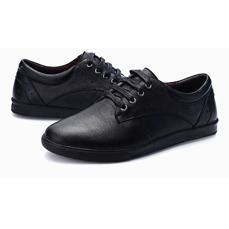 Мужские кожаные лоферы WOODTREE повседневная обувь из кожи дышащие Роскошные