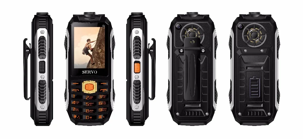 2," четырехдиапазонный 3 sim-карты мобильный телефон GPRS антенна ТВ Телефон изменение голоса лазерный фонарик Внешний аккумулятор Русская клавиатура SERVO MAX