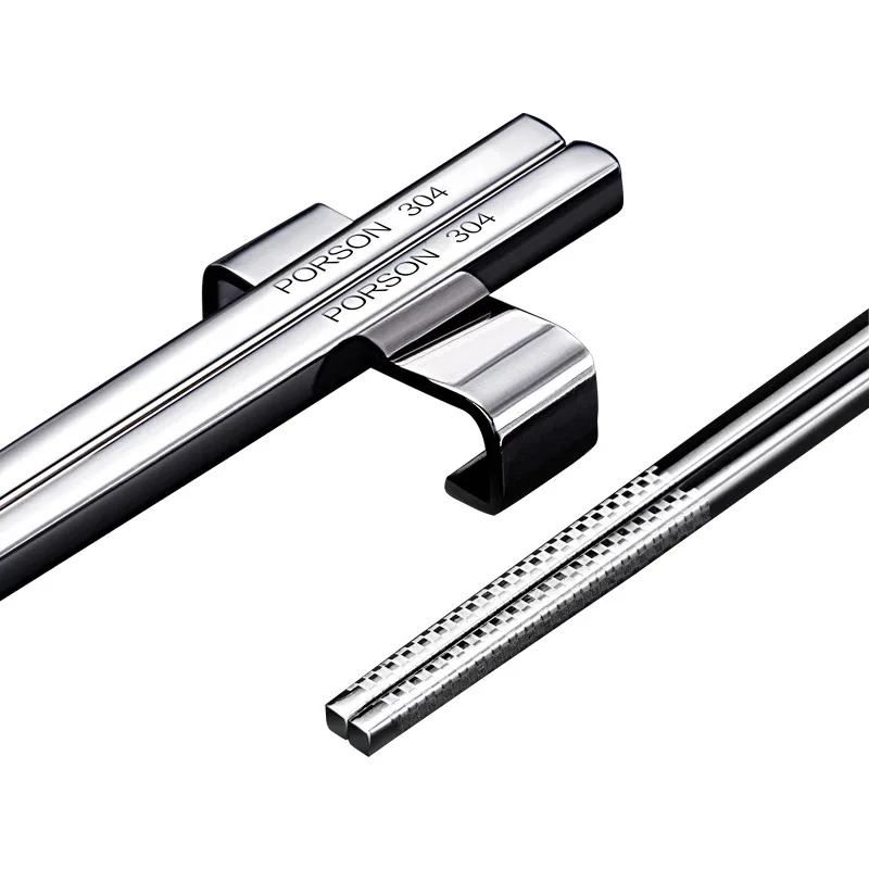 10 пар 304 съедобные палочки для еды из нержавеющей стали десять пар китайских палочек для еды полые китайские палочки для еды китайская посуда
