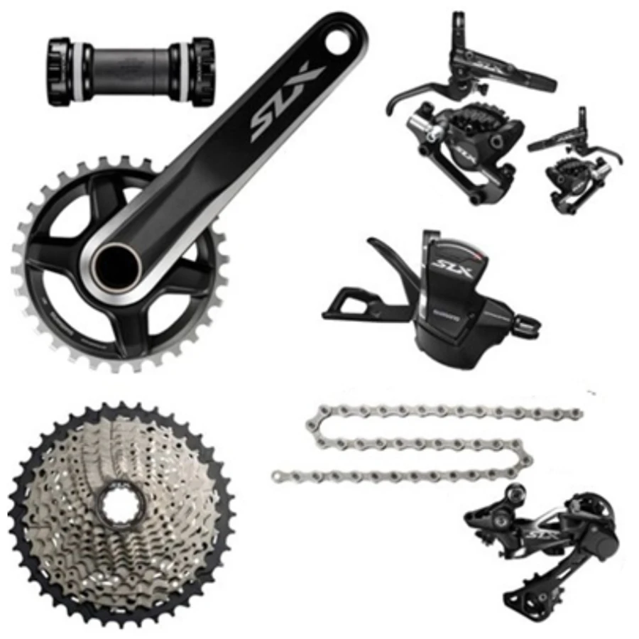 Новый Shimano SLX M7000 1x11 привод Группа W/дисковый тормоз IceTech 7 шт 32 T/34 T 170 мм/175 мм 11 42 T/11 46