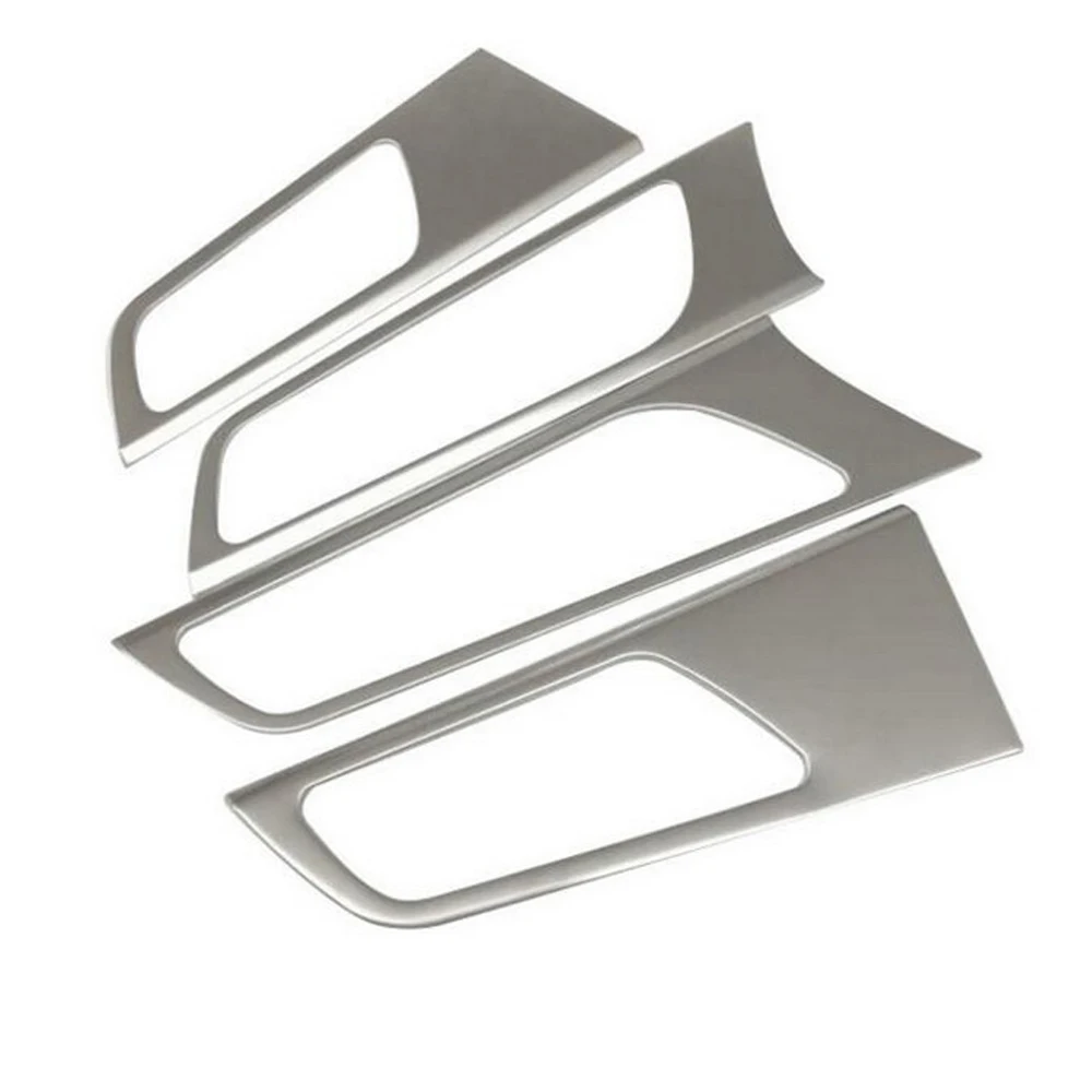 4 шт. Нержавеющая сталь двери автомобиля ручка чаши декоративное покрытие